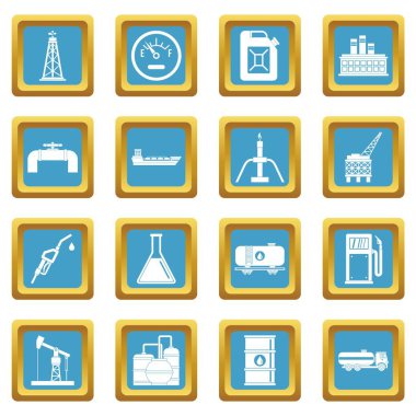 Doğa öğeleri simgeler gök mavisi