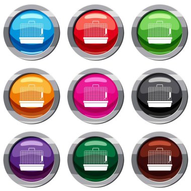 Kafes kuşları set 9 koleksiyonu için