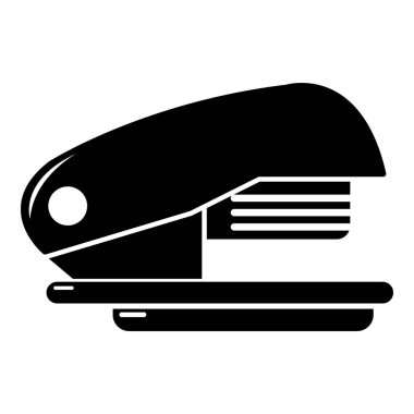 Zımba simgesi, basit siyah stil