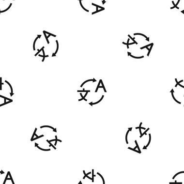 Çeviri desen sorunsuz siyah