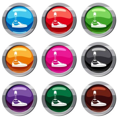 Protez bacak 9 koleksiyonu ayarla