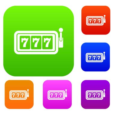 Şanslı-7 slot makinesidir koleksiyonu ayarla