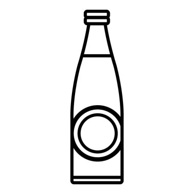 Şişe simgesi, anahat çizgi stili