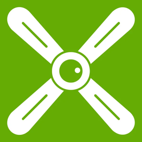 Propeller-Symbol grün — Stockvektor