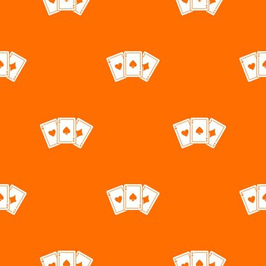 Üç as iskambil Dikişsiz desen