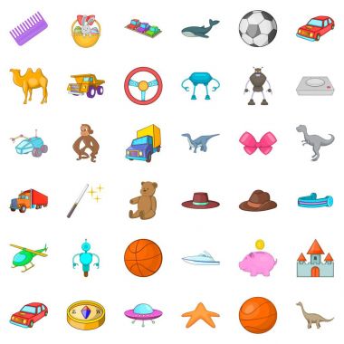 Yunus Icons set, karikatür tarzı