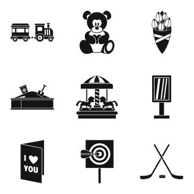 Love Icons set, basit tarzı