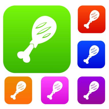 Domuz ayağı renk koleksiyonu ayarla