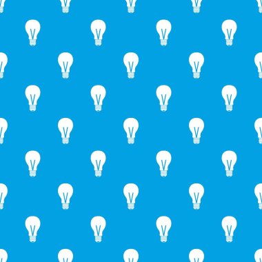 Ampul deseni kesintisiz mavi