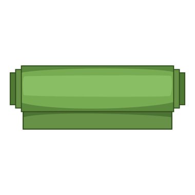 Duvar kağıdı rulo simgesi, karikatür tarzı