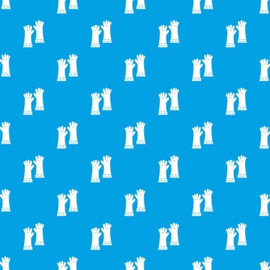 Kaynak için ısıya dayanıklı eldivenler kesintisiz mavi model