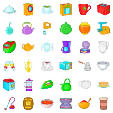 Mikser Icons set, karikatür tarzı