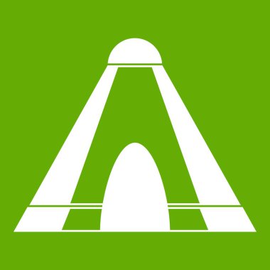 Çadır simgesi yeşil