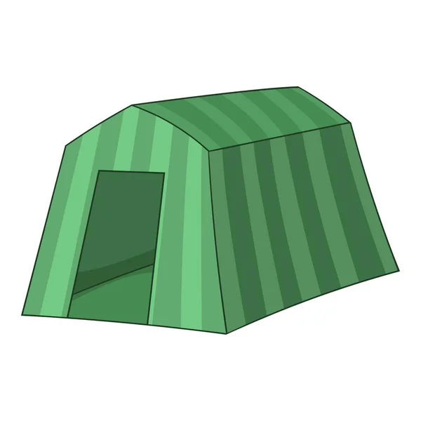 Turystyczny namiot ikona, stylu cartoon — Wektor stockowy