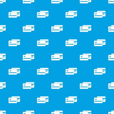 Kredi kartı desen kesintisiz mavi