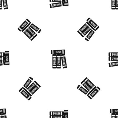 Sözlükler desen sorunsuz siyah