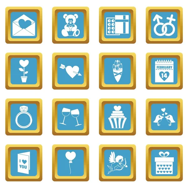 Saint Valentine Icons gök mavisi