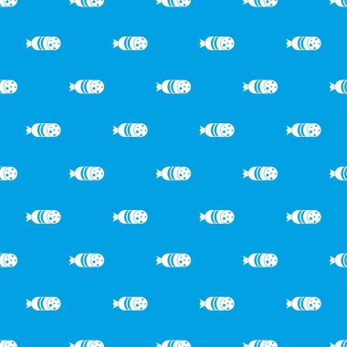 Salam sosis desen kesintisiz mavi