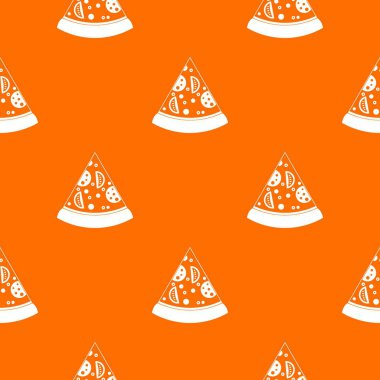 Dilim pizza desen sorunsuz