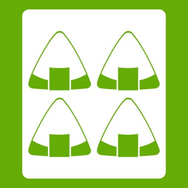 Suşi simgesi yeşil