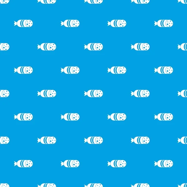 Salam sosis desen kesintisiz mavi