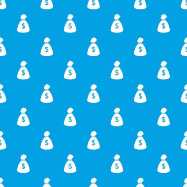 Para çantası desen kesintisiz mavi