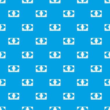 Paketlenmiş dolar para desen kesintisiz mavi