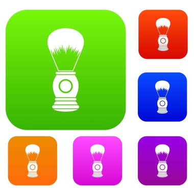 Fırça tıraş koleksiyonu ayarla