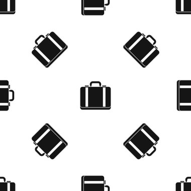 Bavul desen sorunsuz siyah