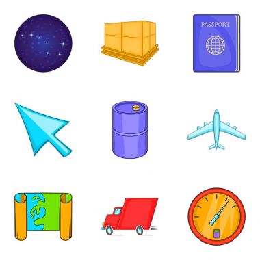 AP Icons set, karikatür tarzı