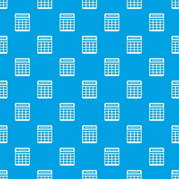 Hesap makinesi desen kesintisiz mavi