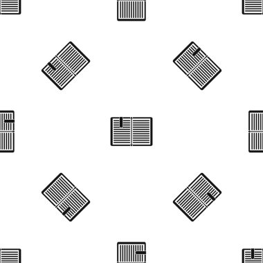 Bir yer işareti model sorunsuz siyah açık kitap