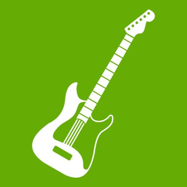 Akustik gitar simgesi yeşil