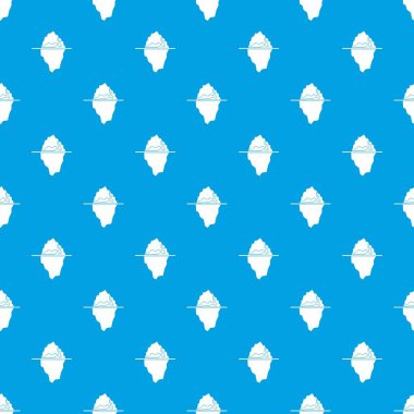 Buzdağı desen kesintisiz mavi