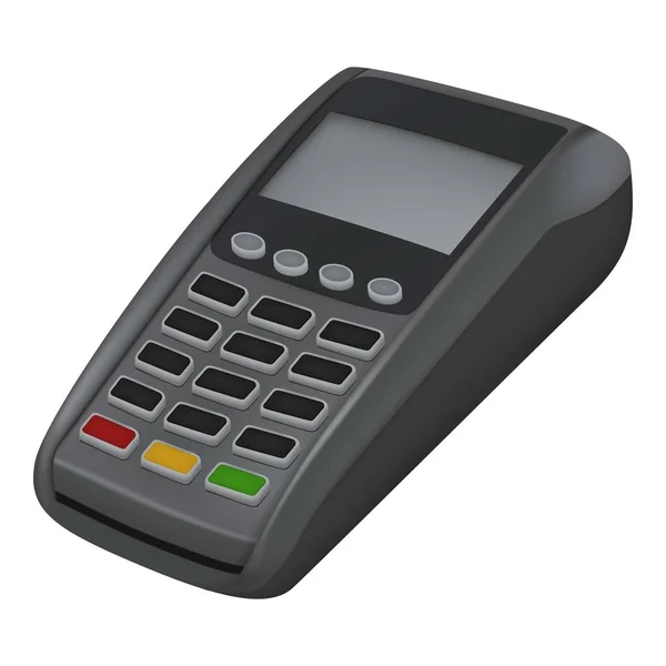 Icono de tarjeta de crédito de pago, estilo realista — Vector de stock