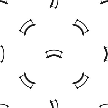 Köprü desen sorunsuz siyah