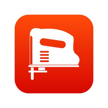 Pnömatik silah simge dijital kırmızı