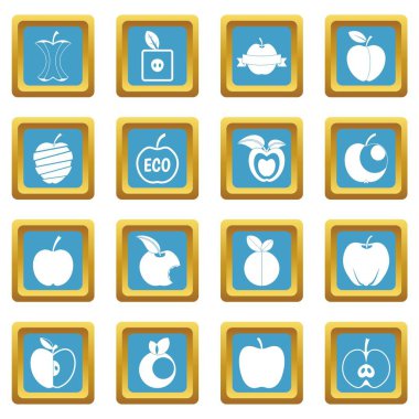 Apple simgeler gök mavisi