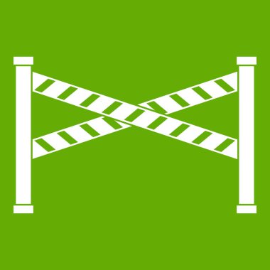 Polis satırı simgesi yeşil