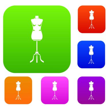 Dikiş manken koleksiyonu ayarla