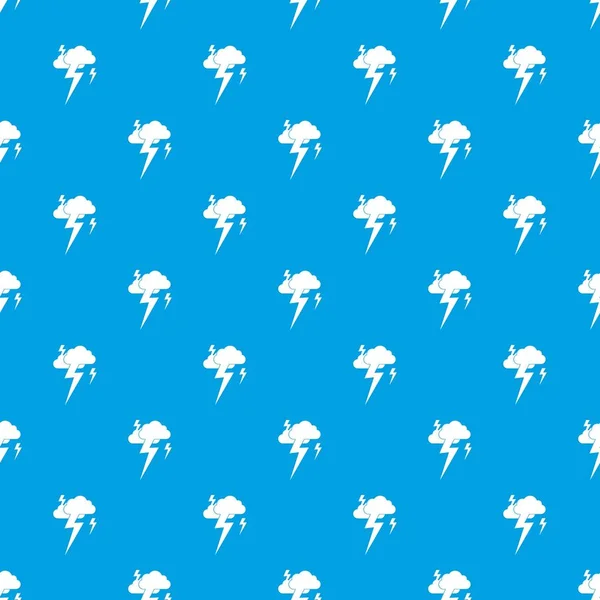 Bulut ve yıldırım kesintisiz mavi model