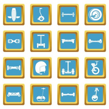 Scooter simgeler masmavi Dengeleme