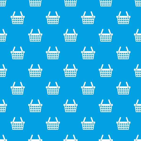 Alışveriş sepeti desen kesintisiz mavi