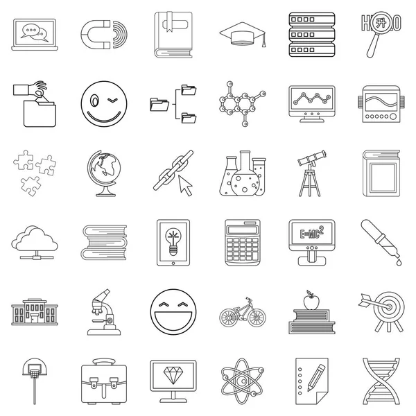 Eğitim simgeler kümesi, anahat stili