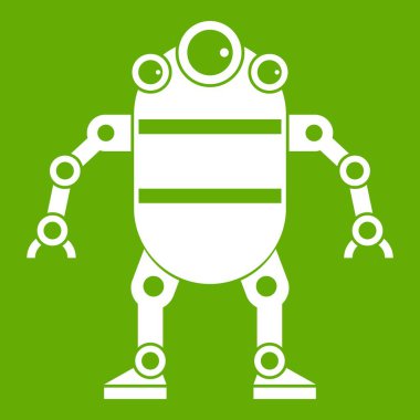 Robot simgesi yeşil