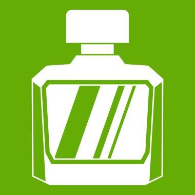 Parfüm simgesi yeşil kavanoz