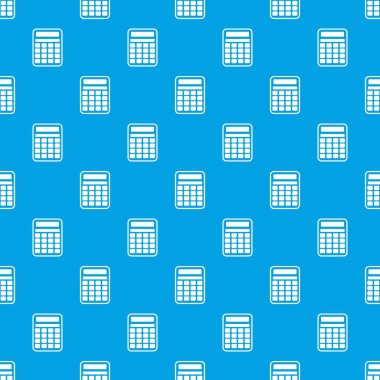 Hesap makinesi desen kesintisiz mavi
