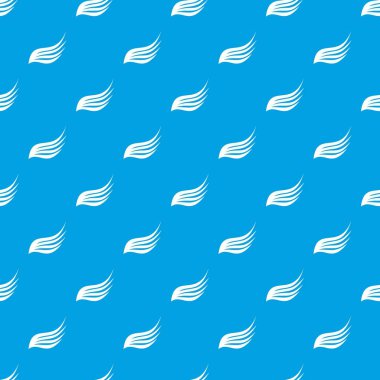 Kanat deseni kesintisiz mavi