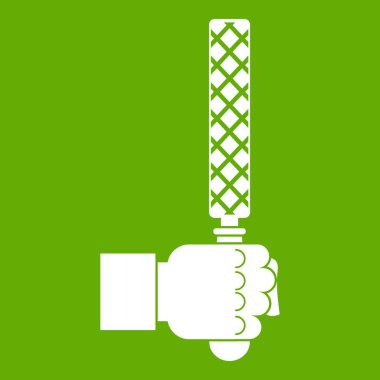 Dosya aracı adam baş simge yeşil