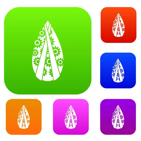 Anma çelenk koleksiyonu ayarla